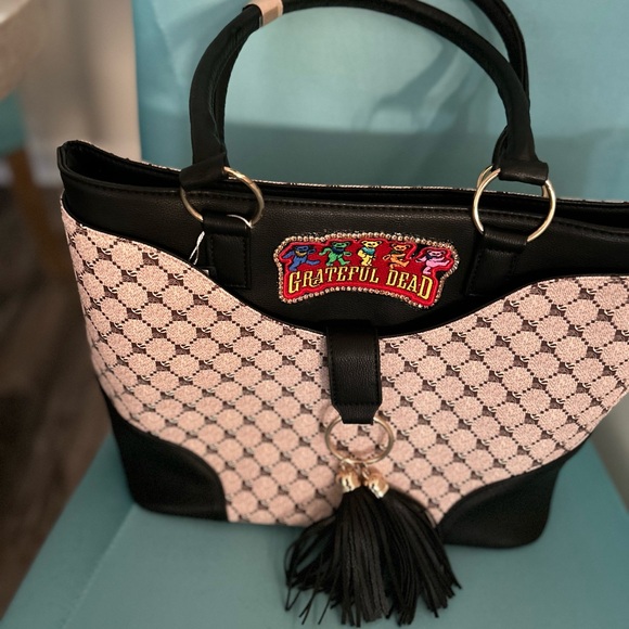 Grateful Dead Bears BusLarge Tote Handbag - Handmade NWT